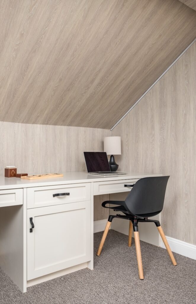 Custom Two Seat Desk Guest Room Design