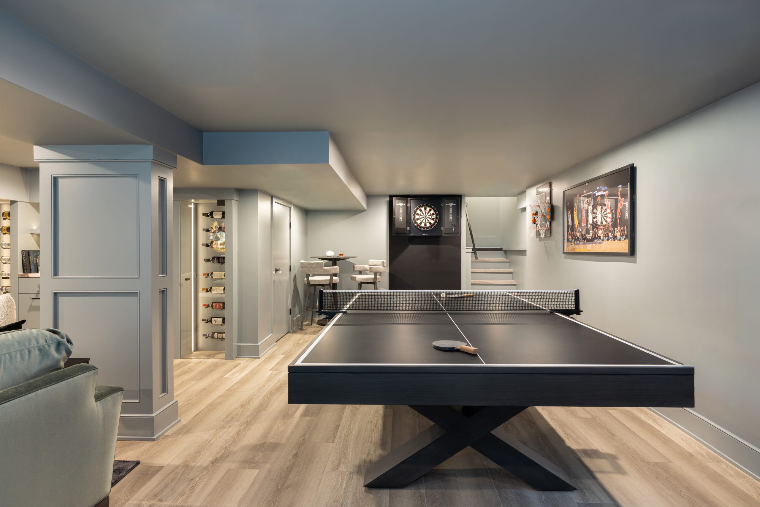 Luxe Design Basement Interior Design