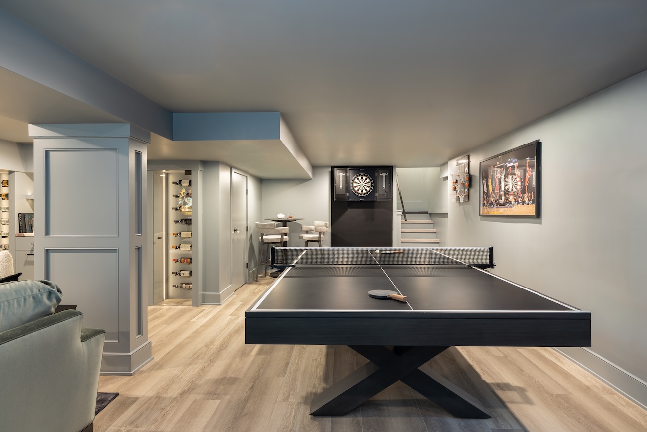 Luxe Design Basement Project