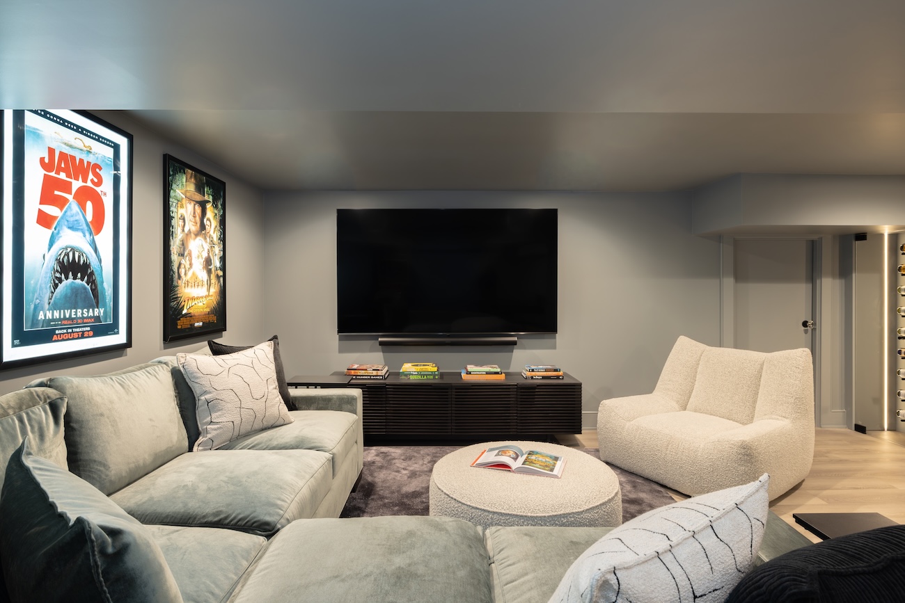 Luxe Design Basement Project